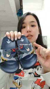 VIDVIEW !!ลดสนั่น!! รองเท้าแตะเด็ก Adda 35A02 แบบสวม ไซส์ 25-35 รองเท้าแฟชั่นเด็ก ลายแบทแมน