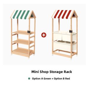 faroro | Children Solid Wood Storage Rack