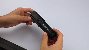 【delivery today】Flashlight Super Bright ABS Strong Light Focusing LED Flashlight Outdoor Portable Home Charging Multifunctional Warning Light Flashlight LED Night Flashlight Super Bright Searchlight Waterproof  Night Flashlight 手电筒