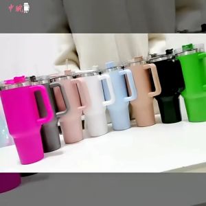 Tumbler Viral Stainless Cool & hot Dengan Pegangan Kapasitas 1200 ML /269