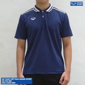 Áo Polo Thun Thể Thao Grand Sport 12589 Thoáng Mát Nhanh Khô Chống Nhăn Made in ThaiLand