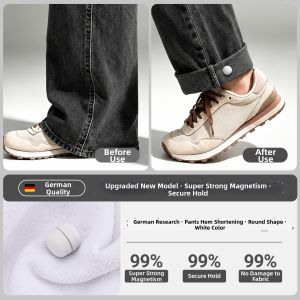 Qianbaihui | Adjustable Pants Shortener Invisible Magnetic Clip