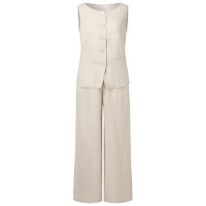 Gloria | 100 Linen Summer Set Two Piece
