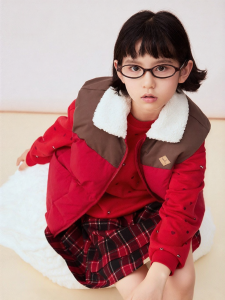 PUMA | Kids Winter Down Vest Zippered Small Collar