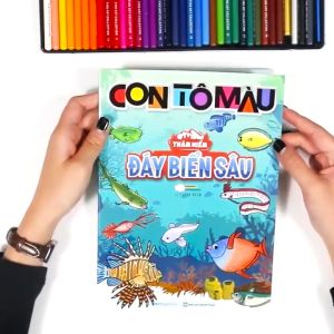 Sách Con tô màu: Thám hiểm đáy biển sâu - Megabook