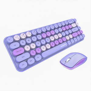 MOFii Wireless Connection Minimalist High Aesthetic Mixed Color Keycaps Ergonomic iDou Keyboard Mouse Set
