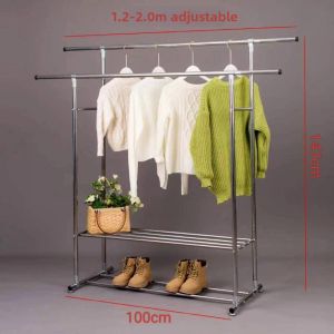 Home Use Freestanding Indoor Easy-to-Assemble Clothes Rack