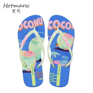 Hotmarzz Womens flip flops PVC anti slip slippers for outdoor wear beach clip on slippers HM7109