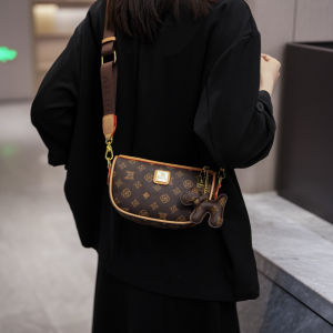 Túi Đeo Chéo Nữ Sang Trọng Thời Trang Thu Đông Mới 2025 Túi Đeo Chéo Nhỏ Hình Thoi Mềm Mại Có Khóa Kéo Túi Đeo Chéo Mềm Mại