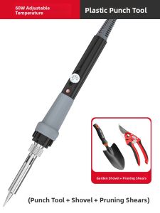 MONLEYTA | Handmade Plastic Flower Pot Hole Punching Electric Iron Gardening Tool Small Cutting Godsend Device Manleyta X0625134220