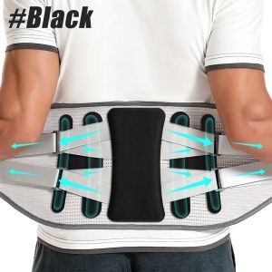Lower Back Support with Ergonomic Lumbar Pad for Spinal Alignment Sciatica Scoliosis and Herniated Discs - Waist Brace Men Women