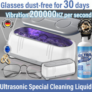 Glasses dust-free for 20 days Spectacle cleaner Ultrasonic cleaner machine Jewelry eyeglasses Ultrasonic Washing Machine 超声波清洗机眼镜 Ultrasonic Special Cleaning Liquid Eraclean ultrasonic cleaner