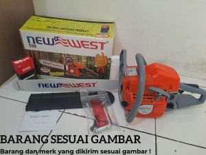 senso newwest 598 bar 22 inch chainsaw new west 22 inch mesin gergaji newwest