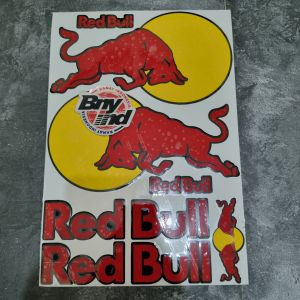STICKER STIKER RED BULL SET HELM MOTOR CUTTING
