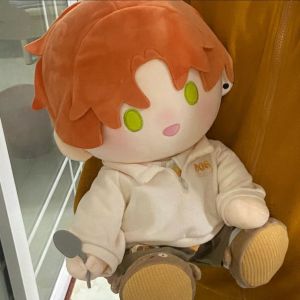 40cm Sitting Cotton Doll Boy Outfit Plush Toy Swap Clothes Set Male Doll Costume Cotton Fabric Soft Plushie Collectible