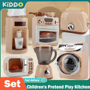Childrens Pretend Play Toys Simulation Electric Kitchen Set Microwave Oven Toys Educational Gifts Montessori Learning Game