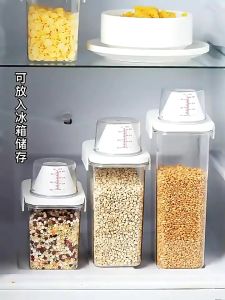 Grain Container Food storage containers Boxed upside down Kitchen storage jars Sealed dry grain jars