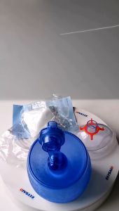 Adult manual resuscitator PVC Ambu bagged oxygen tube first aid kit simple breathing first aid kit respirator tool