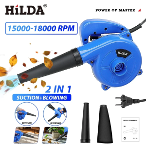 HILDA Air Blower Dust Blower 1000W Computer Cleaner Electric Air Blower Dust Blowing Dust Computer Dust Collector Blower
