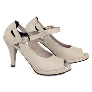 Catenzo AC 809 - Sepatu Heels Hak Tinggi Casual Wanita Bahan Kulit Sintetis