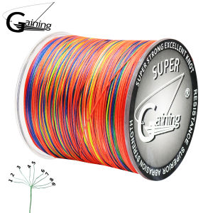 9 Strands PE Fishing Line 300M 500M 1000M Multicolor Multifilament Braided Wire Carp Fishing Line Tool