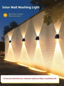 Solar Outdoor Landscape Decorative Light Waterproof Wall Light