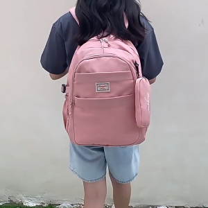 กระเป๋าเป้สะพายหลังสำหรับนักเรียนสะพายไหล่แบบลำลองคุณภาพสูงสำหรับการเดินทางไปโรงเรียนแบบอเนกประสงค์ทนทานความจุขนาดใหญ่สำหรับโรงเรียนมัธยมต้นในมหาวิทยาลัยกระเป๋าเดินทางกลางแจ้ง