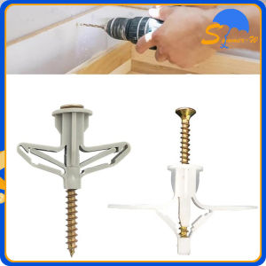 50pcs Toggle Gypsum/Pengunci Sekrup Gypsum/Pengencang Skrup Gypsum/Butterfly Expansion Bolt