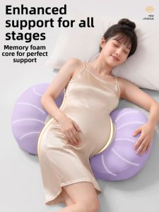 NIRA | Lumbar Support Side Sleeping Pillow for Pregnant Women Belly Support