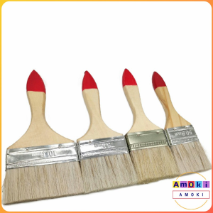1"/2"/3"/4" Paint Brush High Quality Bristle Wooden brush For Walls Roof Stains Varnishes Furniture etc.