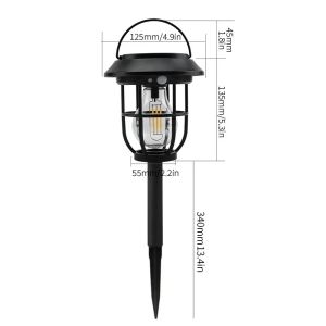 Đèn Năng Lượng Mặt Trời LED Trang Trí Sân Vườn Có Cảm Biến Chuyển Động Chống Nước Dùng Cho Ngoài Trời Sân Cỏ Tường Cắm Trại Trang Trí Đường Phố Kiểu Dáng Hiện Đại