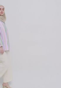 MFMW Dilsepuce Atasan Blouse Multicolor Motif Salur