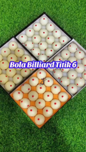 Bola Billiard Putih Titik 6 Kansa Yalekang Dots Cue Ball Phenolic Resin 572 mm