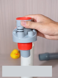 Đầu Nối Ống Thoát Nước 5 Trong 1 - Van Tự Đóng Vừa Ống PVC 50 75 Ngăn Mùi