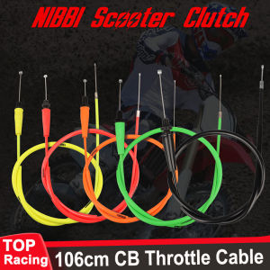 NIBBI Racing Motorcycle Quick Throttle Cable 106cm Throttle Accelerator Carburetor Choke Cable For Pitbike Yamaha Kawasaki Honda Motocross Modification