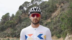 Santic Men Cycling Jersey Road Bike Long Sleeve Powerband Breathable Quick-dry UV Protection KM25C01179