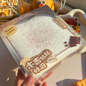 Squishy Toy Slow Rebound Stress Relief Toy Creative Design Toy for All Ages Wood Stick Toast Oreo Cocoa Milk Tea Filling