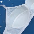 Summer Young Adult Cotton Bra Purified Cotton Bra Thin Wireless Bra Breathable Middle-Aged and Elderly Bra Intimates. 