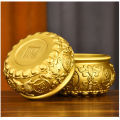 Pure Brass Solid Living Room Decorative Items Shop Opening Gifts Lucky Money Box Creative Modern Style Home Decoration. 