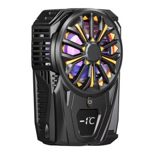 SKY พัดลมโทรศัพท์ พัดลมมือถือ พัดลมระบายความร้อนมือถือ บอกอุณหภูมิ แม่เหล็กระบายความร้อนมือถือ คลูเลอร์ไร้สาย