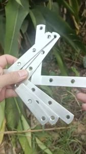 Ke góc dẹt inox bản rộng 2cm (13 x 13 cm) (11.5 x11.5 cm)