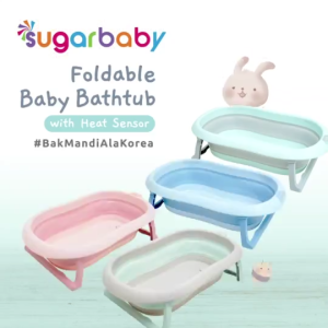Sugarbaby Foldable Baby Bathtub F76N F79 Sugar Baby Bak Mandi Bayi Lipat dengan Sensor Panas