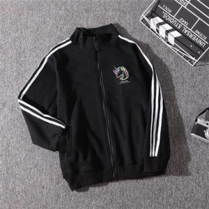 แจ็คเก็ตผู้ชายฤดูใบไม้ผลิและฤดูใบไม้ร่วง สไตล์ลำลอง แฟชั่น ปิดด้วยซิป แขนยาว ปกโปโล แจ็คเก็ตผู้ชาย