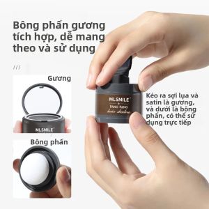 Phấn Che Khuyết Điểm Tóc Tự Nhiên - Kích Thước Đầy Đủ 4g Sửa Chữa Đường Chân Tóc Làm Đẹp Kiểm Soát Độ Bóng Kem Chống Thấm Nước Tăng Cường Lông Mày