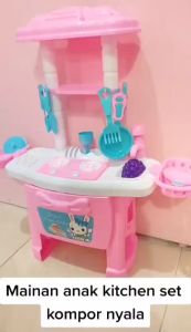 Mainan Kitchen SET JUMBO Masak Masakan Besar Anak Perempuan Cewek FK 109 | Mainan Anak Terbaru Dan Terlaris  Bahan Bagus Dan Bisa Menyala Di Bagian Kompor Ada Lampu| Mainan Anak Cewek Murah Meriah