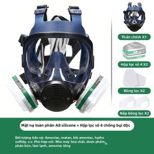 Mặt Nạ Toàn Mặt Bảo Vệ Khí Độc Bụi Formaldehyde Ammonia