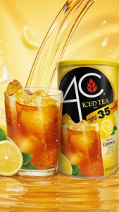 4C ICED TEA MIX NATURAL LEMON / RASPBERRY FLAVOR WITH OTHER NATURAL FLAVOR 2.34kg