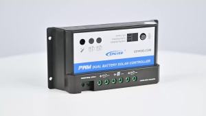 Bộ Điều Khiển Năng Lượng Mặt Trời Pin Kép EPever 20A 10A Bộ Điều Chỉnh Sạc PWM 12V 24V Với Màn Hình Hiển Thị Từ Xa Tùy Chọn MT-1