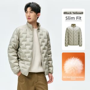 CAMEL | Slim Lightweight Down Jacket For Men