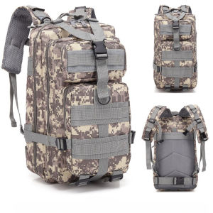 Tactical Backpack for Men Military Grade Multi-Compartment Bag for Outdoor Hiking Hunting Fishing